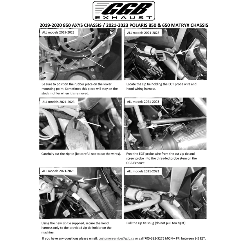 GGB Exhaust - 2023-2025 Polaris Patriot 9R Mountain Muffler