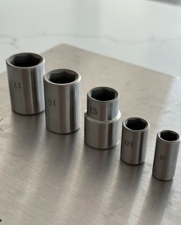 Slayer Ti – Pure Titanium Socket Set (5-Piece)