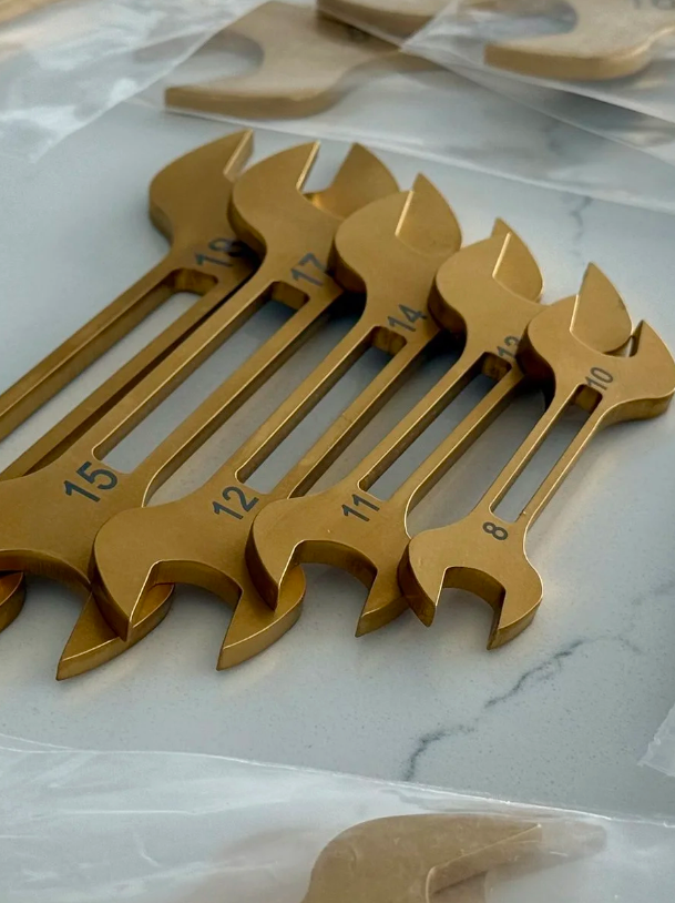 Slayer Ti – Titanium Featherweight Wrench Set (5-Piece)