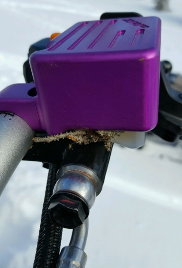 ZRP - Skidoo Billet Brake Reservoir Guard