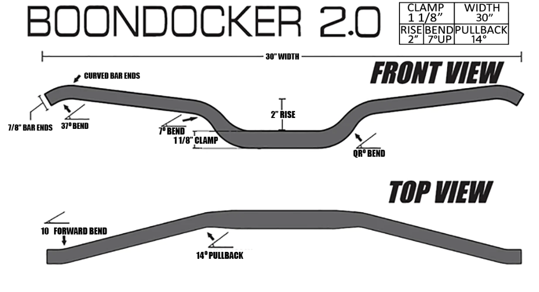 CFR - Boondocker 2.0 Handlebar