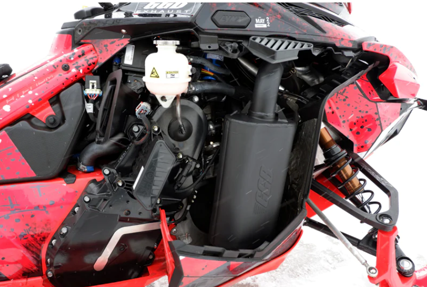 GGB Exhaust - 2019-2023 Lynx 850 E-TEC Boondocker/Rave Quiet Muffler