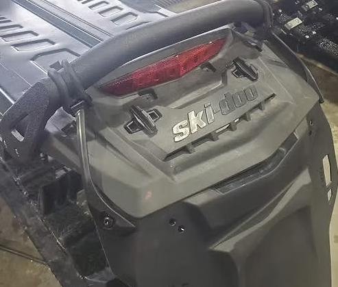 BackwoodsBMP - Skidoo Gen5 154 Short Tunnel Carbon Rear Bumper